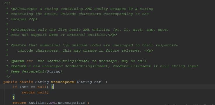 如何过滤掉xml字符串中的gt，lt，quot，amp，apos