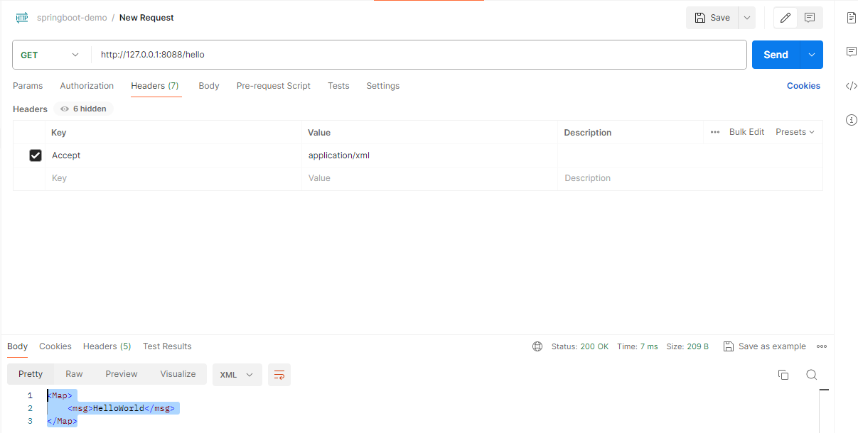Spring Boot内容协商快速入门Demo