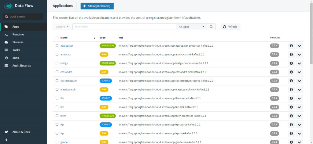 Spring Cloud Data Flow快速入门Demo