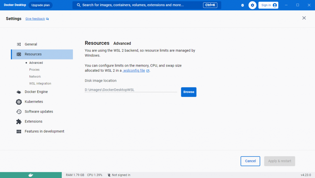Windows 的 docker 删除容器后 WSL2 磁盘空间不释放的问题