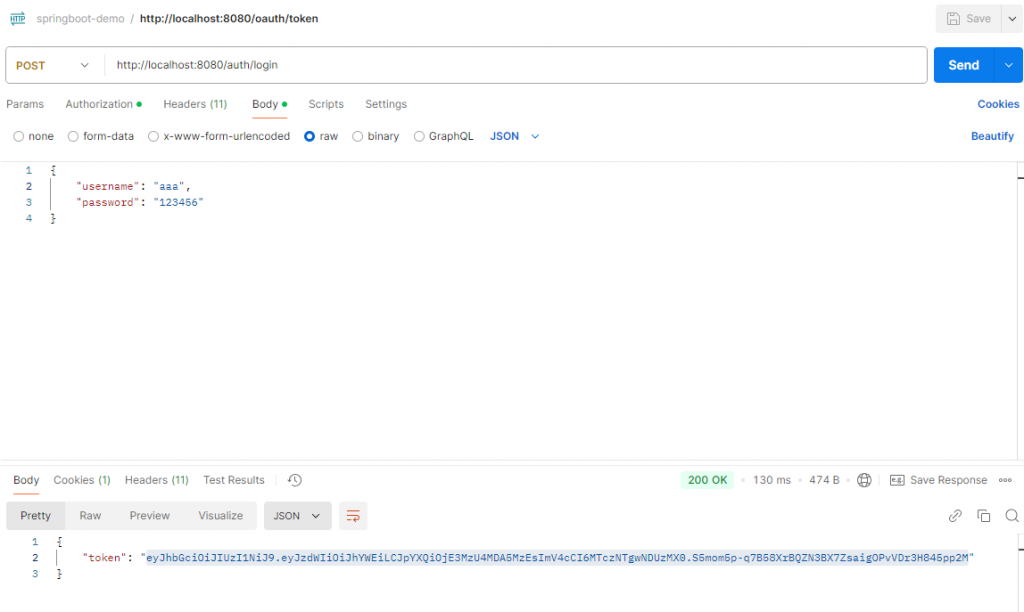 Spring Cloud Security集成JWT 快速入门Demo