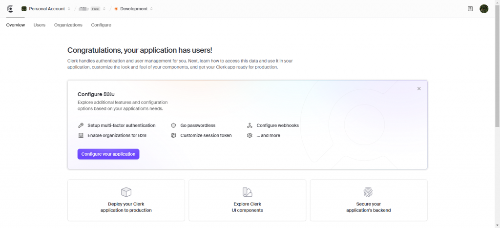 spring boot对接clerk 实现用户信息获取